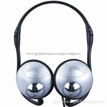Light-weight neck hook headset for computer